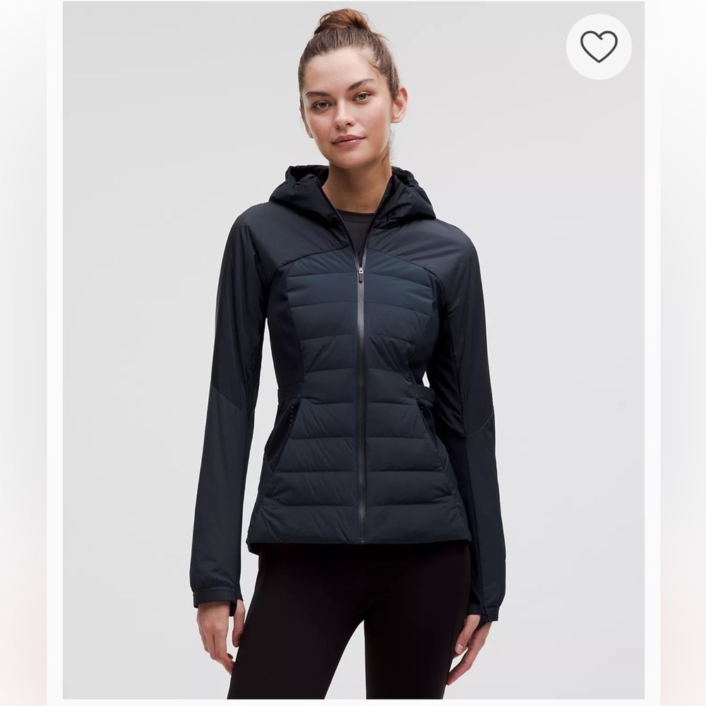 Lululemon Athletica Burgundy Down for It All 700-Down-Fill Jacket Sz 4